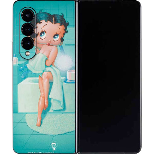 Betty Boop Bathing Galaxy Z Fold4 5G Skin